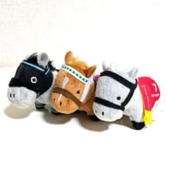 サラブレッドコレクション ぷちマスコット　ボールチェーン 　3点セット