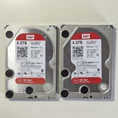 ③ WD Red 4TB HDD WD40EFRX NAS用 (2台セット) - メルカリ