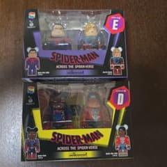 ハッピーくじ スパイダーバース ベアブリック ペアボックスDE 10番 22番のサムネイル