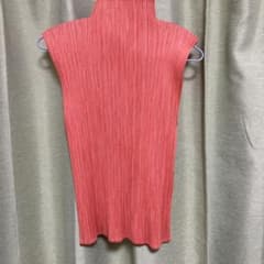 PLEATS PLEASE イッセイミヤケ ノースリーブ オレンジのサムネイル