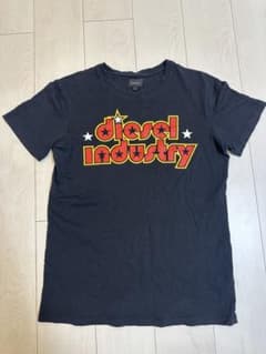 DIESEL INDUSTRY ロゴプリント Tシャツ ブラックのサムネイル