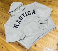 R*様 NAUTICA アーチロゴ スウェットパーカー グレーのサムネイル