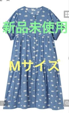 7/25迄　完売品★ツモリチサトスリープ★ワコール　綿混　ワンピース　楊柳　ネコ 7/25迄 完売品☆ツモリチサトスリープ☆ワコール 綿混 ワンピース 楊柳