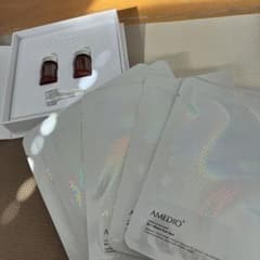 AMEDIO バイオセルロース ピュアマスク ＆ ピュアビタミンC13セラム