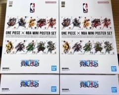 ONE PIECE × NBA MINI POSTER SET x4のサムネイル