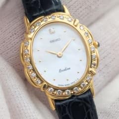 SEIKO セイコー エクセリーヌ ダイヤベゼル 5A50-5200 腕時計 SEIKO セイコー エクセリーヌ ダイヤベゼル 5A50-5200 腕時計 - メルカリ
