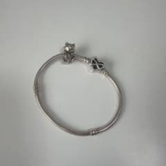 Pandora インフィニティ ハート ブレスレット シルバー 18cm - メルカリ