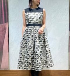 新品、タグ付き】ANAYI オードトワレジャガードビスチェ風ワンピース