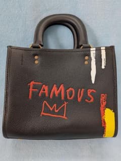 COACH Basquiat Rogue ハンドバッグ ローグ バスキアTシャツのサムネイル