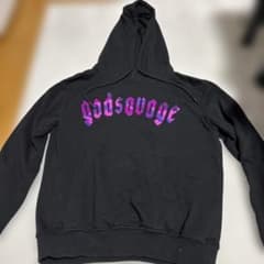 godsavage フード付きパーカー ブラックのサムネイル