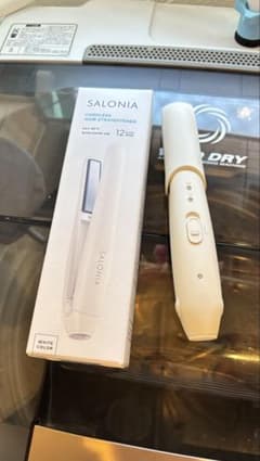 SALONIA ストレートヘアアイロン ホワイトのサムネイル