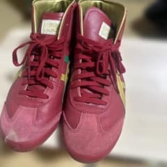 Onitsuka Tiger ハイカットスニーカー レッド ゴールドのサムネイル