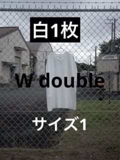 W double vintage set tee サイズ1 ovy 白1枚 W double vintage set tee サイズ1 ovy 白1枚 - メルカリ