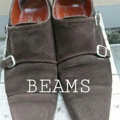 BEAMS スエードダブルモンクストラップのサムネイル