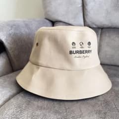 残り1【新品】Burberry バーバリー ユニセックス ロゴ ハット 