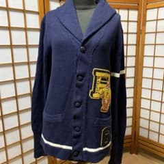 ラルフローレン ショールカラーカーディガン タイガーワッペン - メルカリ