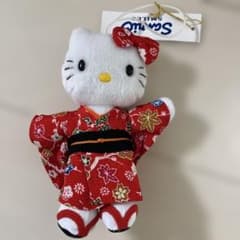 d*7様 ハローキティ 着物 ぬいぐるみ - メルカリ