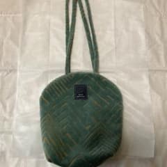ミナペルホネン　muffin bag echo グリーンのサムネイル