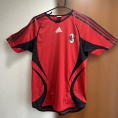 ACミラン adidas シャツ 注意事項3本線重ねるとくっつき合います