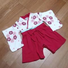 袴 着物 ロンパース 70のサムネイル