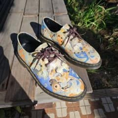 ドクターマーチン/浮世絵柄/サイズUS8 ドクターマーチン」がメトロポリタン美術館と初コラボ、葛飾北斎の