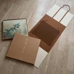 足立美術館 横山大観 四季の花 色紙、色紙掛け セット アート作品集