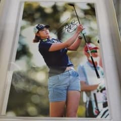 女子プロゴルフ 原英莉花 直筆サイン入りフォト 証明書付き - メルカリ