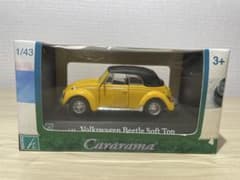 Cararama1/43 フォルクスワーゲン ビートル ソフトトップ ミニカー