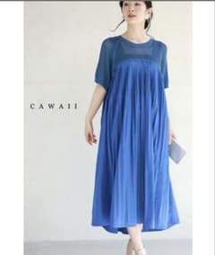 cawaii （S~3L対応）新品タグ付き　メッシュ切り替えのワンピースのサムネイル