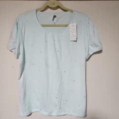 3L　可愛いTシャツスパンコール付きのサムネイル