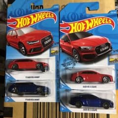 ホットウィール　アウディ　RS6 RS5 アバント　クーペ　4台のサムネイル