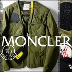 31万MONCLERモンクレールファレルロゴワッペンMAPLEダウンジャケット2
