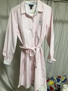 POLO シャツワンピース ピンクのサムネイル