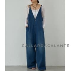 GALLARDAGALANTE PEAS デニムサロペット ブルー 0 - メルカリ