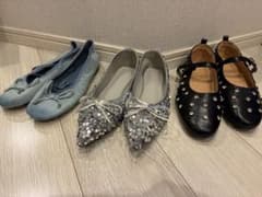 ZARA 他　フラットシューズ 3点セット まとめ売り　24cmのサムネイル