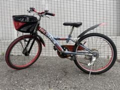 FIRE DRAGON キッズ自転車 グレー/レッド FIRE DRAGON キッズ自転車 グレー/レッド - メルカリ