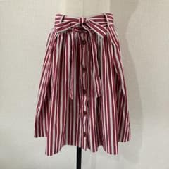 美品 ヴィヴィアンウエストウッド ストライプスカート タック リボン サイズ3 美品 ヴィヴィアンウエストウッド ストライプスカート タック リボン