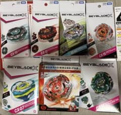 ベイブレードx7点セット　限定ランダムブースターバトルパスシートシャークスケイル ベイブレードx7点セット 限定ランダムブースターバトルパスシート
