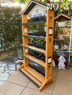 No 3 三角お屋根の簡単移動 多肉植物棚 welcome ピニー 5段 - メルカリ