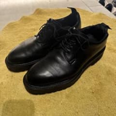 干場義雅氏監修】WH ダブルエイチ 厚底プレーントゥ 9 27〜27.5cm