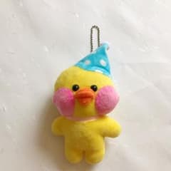 韓国 あひる FUNFUNCHUU パンパント ぬいぐるみマスコットキーホルダーのサムネイル