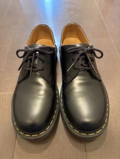 【美品】Dr.Martens 3ホール UK8 27cm ブラックのサムネイル