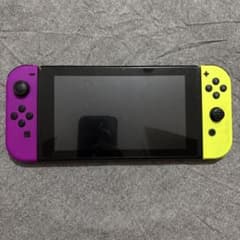 「箱付属品付き」Nintendo Switch 本体 パープル/イエローのサムネイル