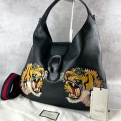 極美品 GUCCI グッチ ディオニュソス ミディアム ホーボー ショルダー 