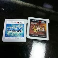 モンハン4  ポケモンX  3DS ソフトのサムネイル
