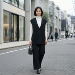 BEARDSLEY ブークレダンボールプルオーバー フリーサイズ ブラック