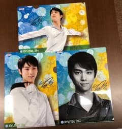 羽生結弦選手 クリアファイル 3枚セットのサムネイル