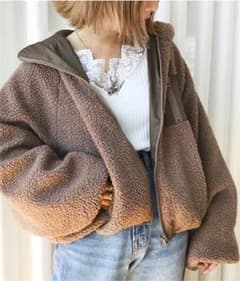 apres jour アプレジュール ボアブルゾンのサムネイル