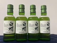 サントリー シングルモルトウイスキー 白州 180ml 4本 - メルカリ