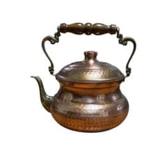 【希少】銅製 やかん ケトル コッパーケトル　ハンマード　ハンドル付き 希少】銅製 やかん ケトル コッパーケトル ハンマード ハンドル付き